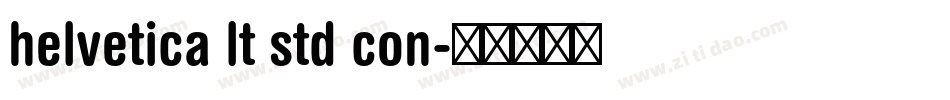 helvetica lt std con字体转换